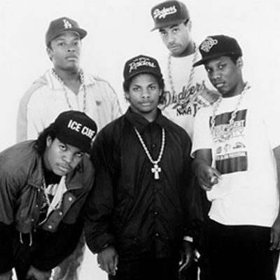 Photo of rap goup NWA